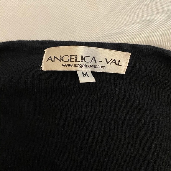ANGELICA-VAL Women’s Cropped V-Neck Cardigan, M - Picture 4 of 5